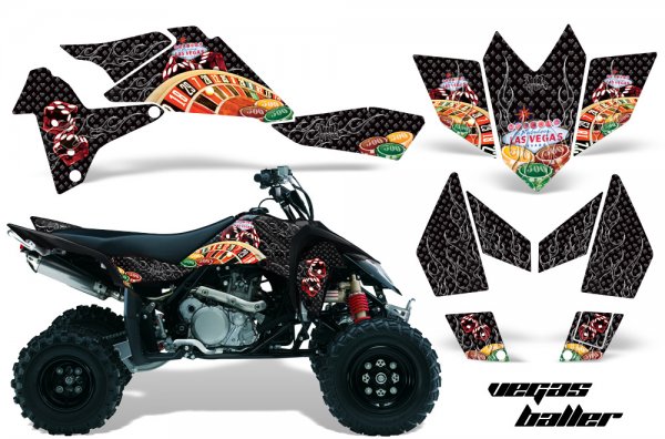 Grafik Kit Dekor Vegas Baller Suzuki LTR 450 Quad ATV Graphic Kit