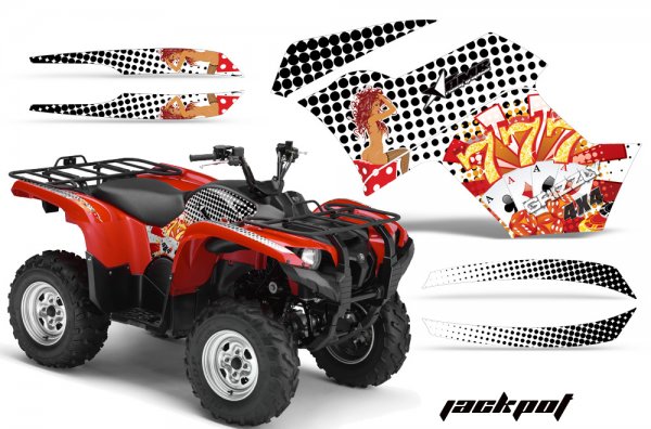 Grafik Kit Dekor Jackpot Yamaha 700/550 Grizzly Quad ATV Graphic Kit