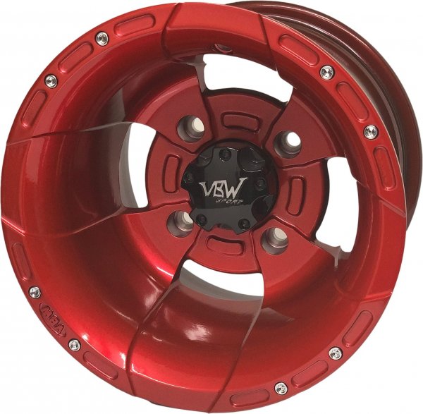 VBW-Sport Quad Felge Candy Red 10x10 4+6 4/110