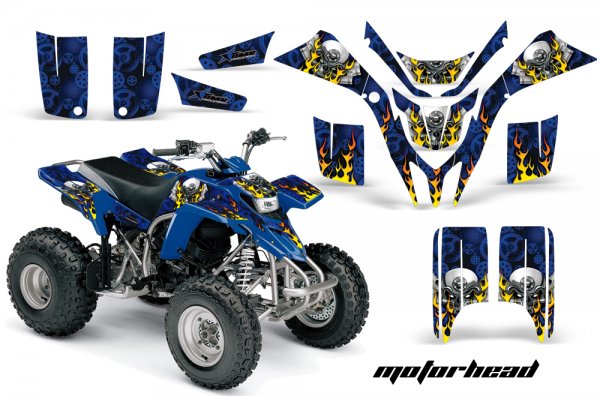Grafik Kit Dekor MotorHead Yamaha YFS 200 Blaster Quad ATV Graphic Kit