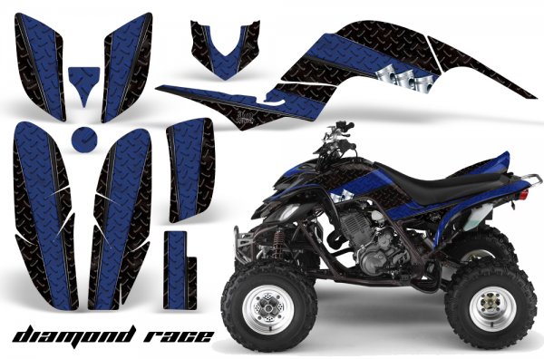 Grafik Kit Quad Dekor Diamond Race Yamaha YFM 660R Quad ATV Graphic Kit