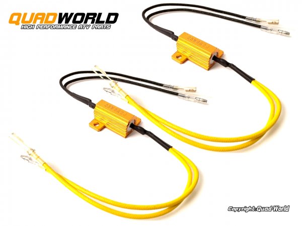 Leistungswiderstand 25 W- 8,2 Ohm mit Kabel Paar für LED Blinker