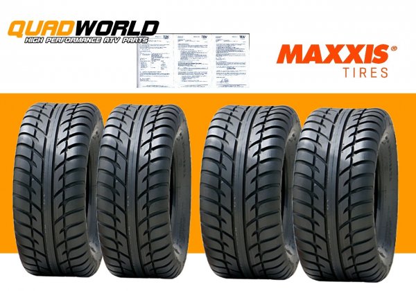 Straßenreifen Maxxis Spearz für Kymco Maxxer 450i mit Teilegutachten für 25 Zoll Reifen