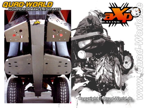  AXP ATV Motorschutz Skidplate einfach Yamaha BRUIN 350 Toutes (4mm)