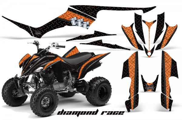 Grafik Kit Dekor Diamond Race Yamaha YFM 350 R Quad ATV Graphic Kit