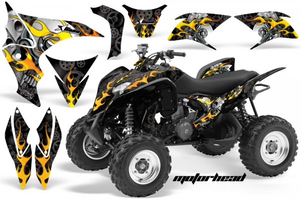 Grafik Kit Dekor Motorhead Honda TRX 700XX Quad ATV Graphic Kit