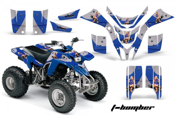 Grafik Kit Dekor T-Bomber Yamaha YFS 200 Blaster Quad ATV Graphic Kit
