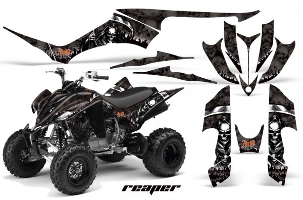 Grafik Kit Dekor Reaper Yamaha YFM 350 R Quad ATV Graphic Kit