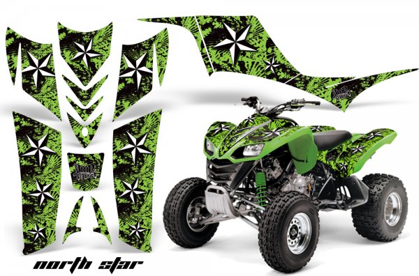 Grafik Kit Dekor North Star Kawasaki KFX 700 Quad ATV Graphic Kit