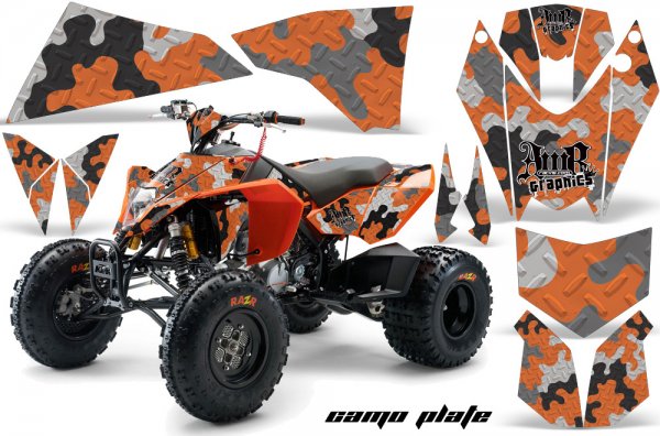 Grafik Kit Dekor Camo Plate KTM 450/505/525 Quad ATV Graphic Kit