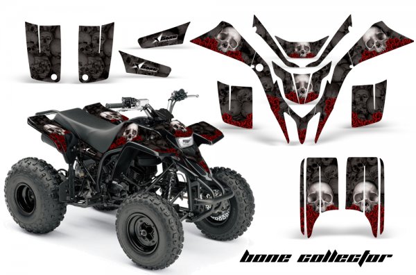 Grafik Kit Dekor Bone Collector Yamaha YFS 200 Blaster Quad ATV Graphic Kit