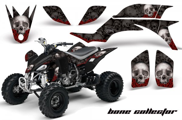 Grafik Kit Dekor Bone Collector Yamaha YFZ 450 04-08 Quad ATV Graphic Kit