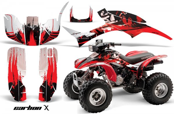 Grafik Kit Dekor Carbon X Honda TRX300EX 93-06 Quad ATV Graphic Kit