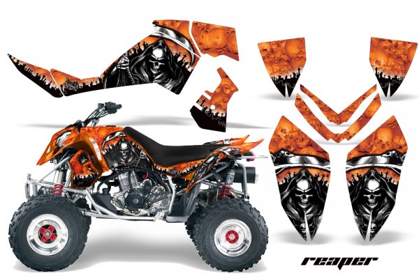 Grafik Kit Dekor Reaper Polaris Outlaw 450/500/525 06-08 Quad ATV Graphic Kit