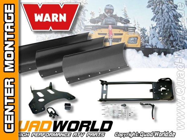 Winterpaket TGB Blade + Target WARN ProVantage ATV Schneeschild 127cm/137/152 Centermontage